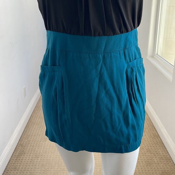 Lush Color Block Mini Dress Size L - Picture 5 of 9